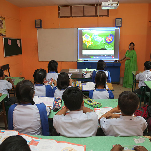 Smart class photo of sunrise academy dehradun